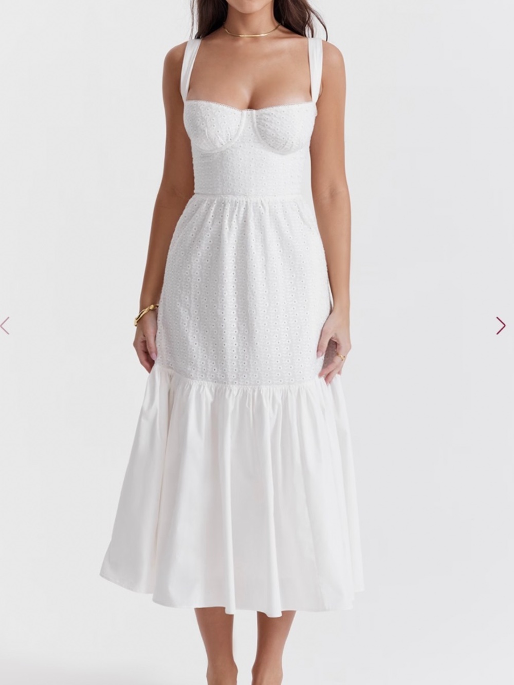 House of CB Elia White Dress